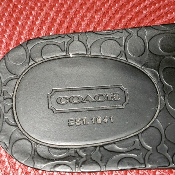 New Coach Cybel Jelly Signature C Embossed Sandal - Picture 12 of 14